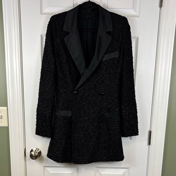 NWOT NBD Jayla black mini dress sz med - Picture 3 of 9